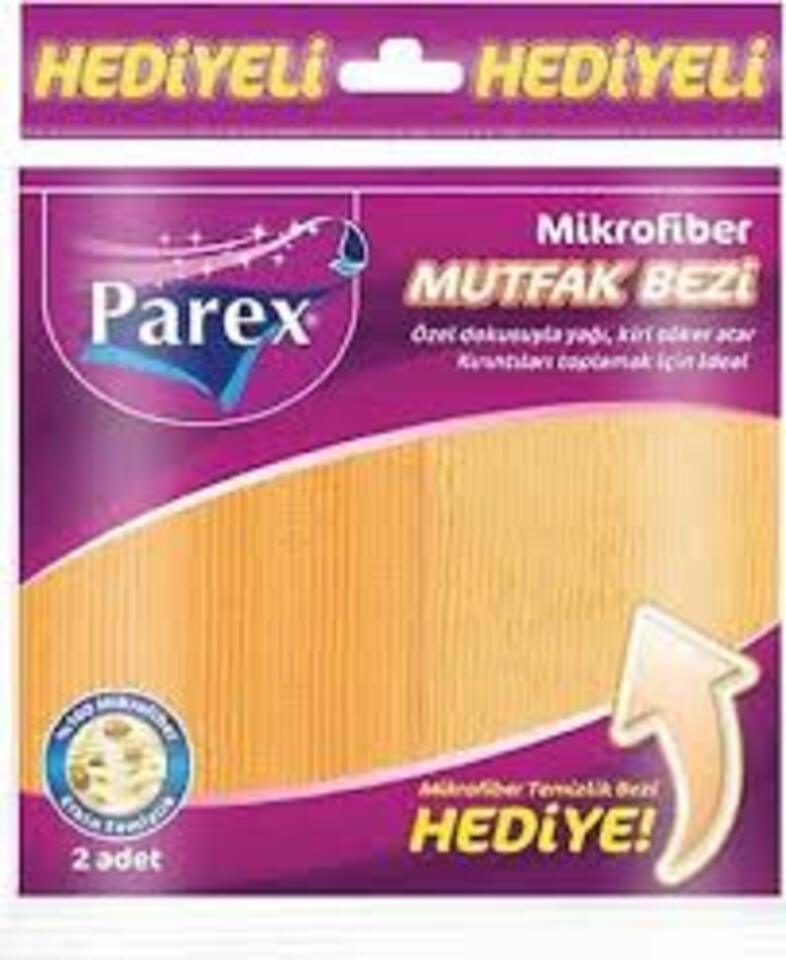 PAREX MİKROFİBER MUTFAK BEZİ (TEMİZLİK BEZİ HEDİYE